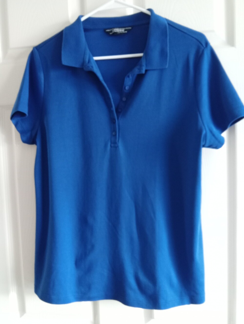 Lands End Women’s Blue Polo Short Sleeve Top
